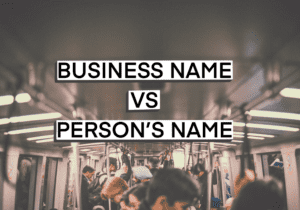 photo for Email from article displaying business name vs persons name