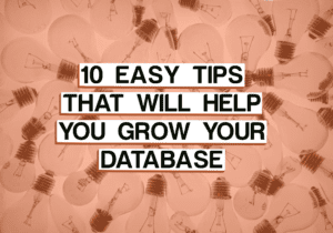 photo for grow database article displaying 10 easy tips that will help you grow your database